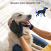 Pet Hair Removal Glove with 255 Silicone Tips for Dogs & Cats, 1 Pair Blue