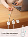9 Pack Magnetic Cable Clips, Cord Organizer Adhesive Wire Holder