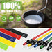 23Pcs Stackable Resistance Bands Set with Handles Up to 150 Lbs