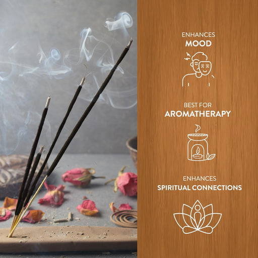 Assorted Incense Sticks | Natural Fragrance | Positive Energy & Spiritual Wellness | Multiple Scents | Pack of 6 (Jasmine,Lily, Lavender, Rose, Gardenia, Patchouli)