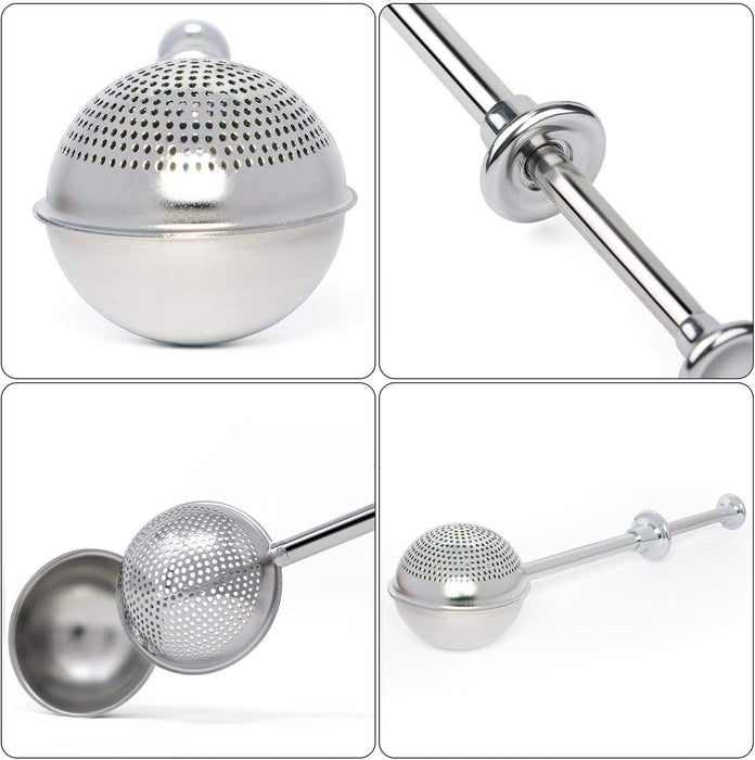 Flour Duster, 304 Stainless Steel Flour Sifter for Baking