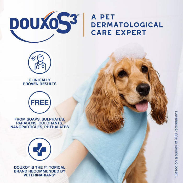 S3 PYO Medicated Dog Shampoo with 3% Chlorhexidine for Dogs – Antibacterial & Antiseptic Yeast Infection Treatment For Dogs & Cats, Clinically Proven, 6.7 fl oz