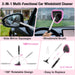 Pink Car Cleaning Kit, 25Pcs Detailing Kit Interior with 4-in-1 Power Handheld Vacuum Cleaner, Detailing Brush Set, 2-in