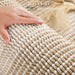 Bathroom Rugs Sets 2 Piece, Non Slip Boho Bath Mats, Beige