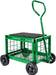 Garden Cart with Detachable Seat, Rolling Garden Seat with Wheels