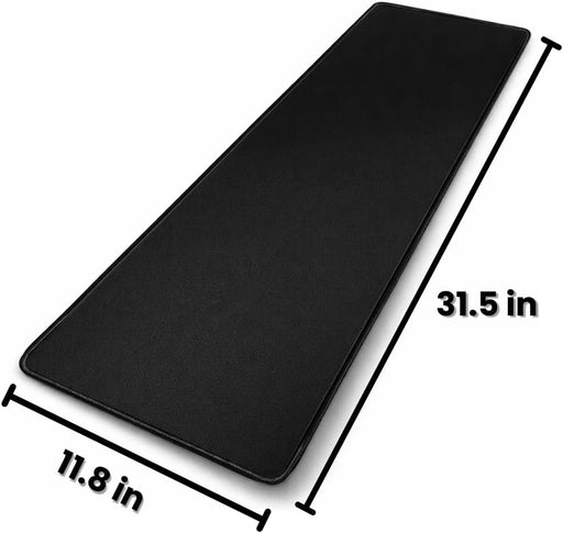 XXL Gaming Mouse Pad, 31.5 x 11.8 Inch Extended Large Desk Mat, Non-Slip Rubber Base, Stitched Edges, Smooth Cloth Surfa