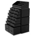 Makeup Cosmetic Organizer Storage Drawers Display Boxes Case with 12 Drawers (Black)