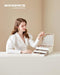 Jewelry Box Organizer, 3-Layer Storage with 2 Drawers, Glass Lid