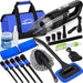 Car Cleaning Kit, Car Vacuum Interior Detailing Cleaner Kit with High Power Handheld Vacuum, Brush Set, Windshield Tool,