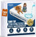 Waterproof Twin Size Mattress Protector fits Upto 15" Deep Pocket