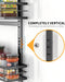 9-Tier Over The Door Pantry Organizer, Pantry Organization and Storage, Black Hanging Basket Wall Spice Rack Seasoning S