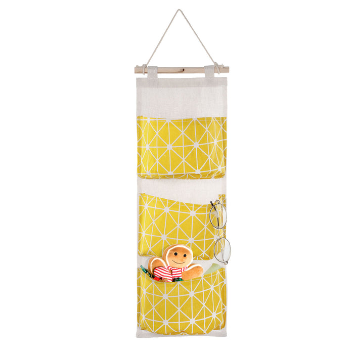 Three-Pocket Hanging Storage Organizer