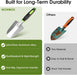 Garden Tools Set, 10 PCS Heavy Duty Gardening Hand Tools Kit, Green