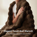 Faux Rabbit Fur Throw Blanket for Couch, 50'' x 60'', Cocoa Brown