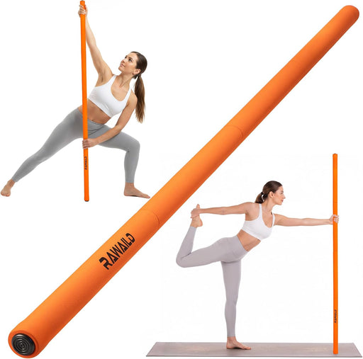 Yoga Stick, Upgraded 5ft Sturdy Steel Mobility Stick, Adjustable Exercise Equipment for Stretching, Flexibility & Balanc