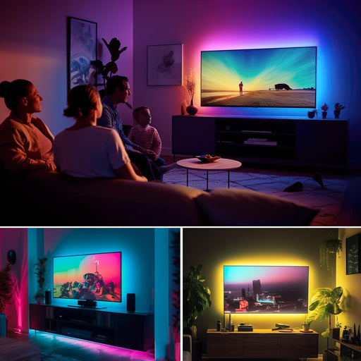 18 Ft ICRGB TV LED Backlight for 75-85 Inch Tvs