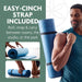 Gaiam Thick Yoga Mat, Exercise & Fitness Mat with Easy-Cinch Carrying Strap
