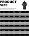High-Visibility Reflective Waterproof Long Raincoat — Black XL
