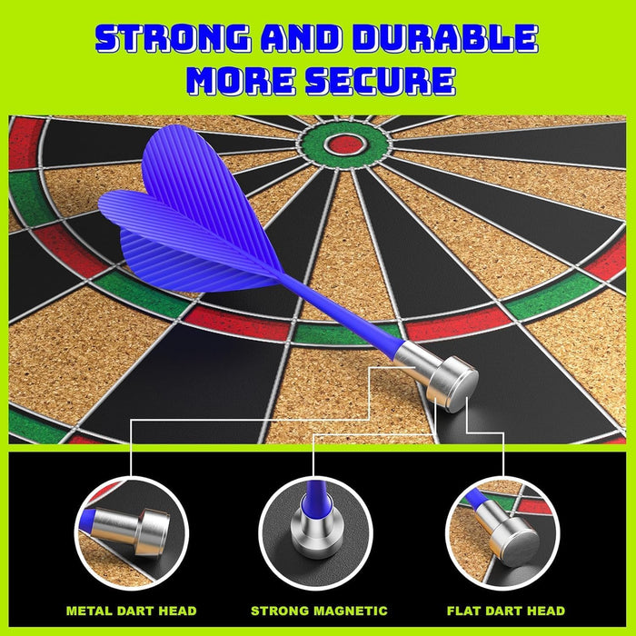 Magnetic Dart Board for Kids - 12pcs Magnetic Darts, Outdoor Kids Games