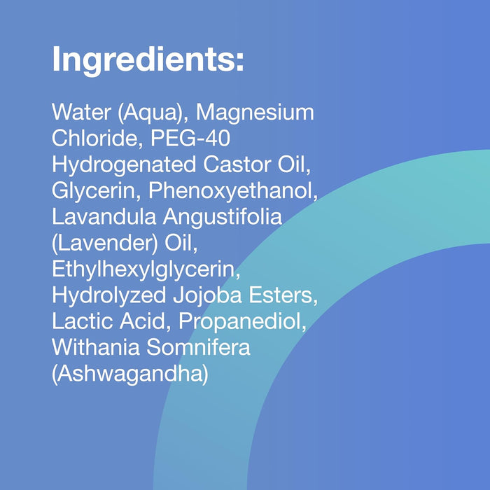Restful Magnesium Sleep Spray, Lavender & Ashwagandha Spray