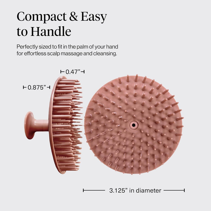 Scalp Massager for Hair Care - Shampoo Brush Scalps - Terracotta