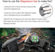 20 in 1 Survival Paracord Bracelet Adjustable Gear Kit with SOS LED Light, Fire Starter, Bigger Compass, Survival Whistle, Perfect for Camping, Hiking, Fishing