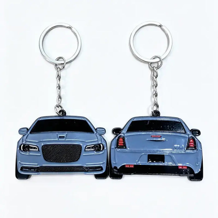 2-Sided Dodge Charger Keychain Key Ring - Automotive Car Exterior Decoration Accessory, Unique Gift for Car Enthusiasts