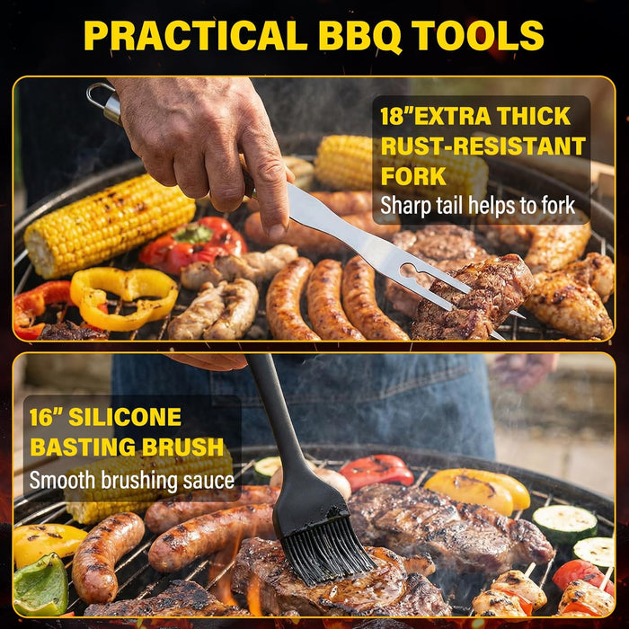 Grill Set, Grill Tools for Outdoor Grill Utensils Set BBQ Accessories