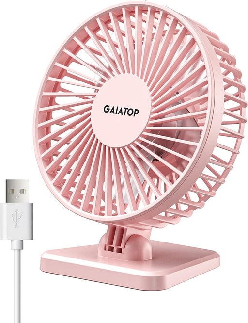 USB Desk Fan, Personal Portable Quiet Small Table Desktop fan
