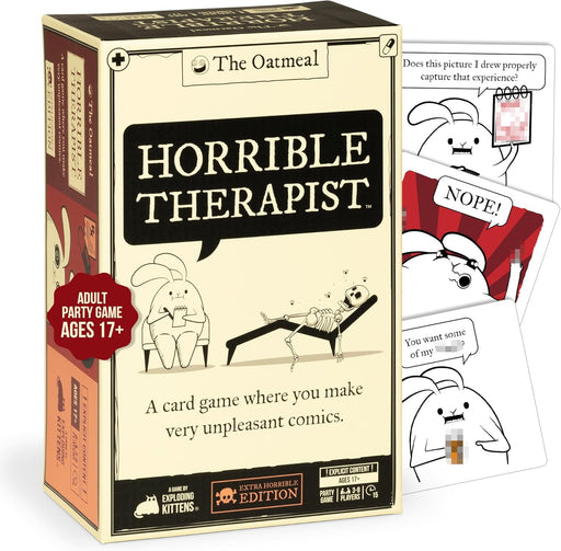 Horrible Therapist: Extra Horrible Edition by - A Card Game for 3-8 Players, Ages 17+ - Adult Party Game for Family Nigh