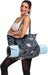WLLWOO Yoga Mat Carrier Bag for Women Canvas Carryall Tote Gym Pilates