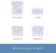 Premium Reusable Silicone Food Storage Bags, 4-Pack, Clear