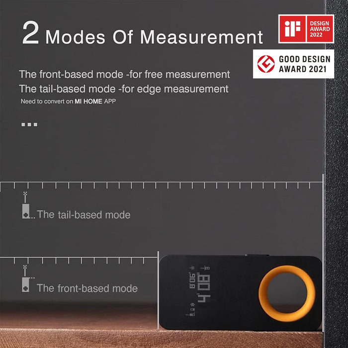 Pocket-Size Laser Measuring Tool, EDC Gadget Birthday Gift for Men Dad