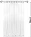 Oeko-tex Certified Shower Curtain Liner Standard Size, Clear