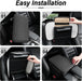 Car Center Console Cover, Upgraded Leather Car Armrest Cushion with 2 Storage Pockets, Universal Waterproof Cushion Pad,