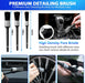 Car Cleaning Kit, Car Vacuum Kit, Gray Car Interior Detailing Kit with 8000PA High Power Vacuum, Including 7Pcs Detailin