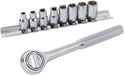 65 Piece Home Repair Tool Kit Set With Carrying Bag, Hand Tools, Socket Set, SAE and Metric, Silver, Black