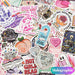 150 PCS Romance Book Stickers for Kindle, Holographic Bookish Sticker Pack Reading Glitter Vinyl Decals for Laptop Ebook Readers Water Bottles Journal Scrapbook Waterproof