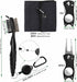 Golf Towel Kit, Foldable Divot Tool with Magnetic Ball Marker & Club Groove Cleaner Brush, Microfiber Waffle Golf Towel with Clip,Golf Accessories Men & Women