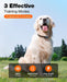Dog Shock Collar - 3300Ft Dog Training Collar with Remote for 5-120lbs Small Medium Large Dogs Rechargeable Waterproof e Collar with Beep (1-8), Vibration(1-16), Safe Shock(1-99) (Orange)