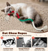 Cat Chew Ropes 4Pcs, Safe Cat Chew Toys for Indoor Cats with Catnip