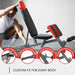 Finer Form Multi-Functional Adjustable FID Weight Bench and Roman Chair