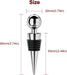 Wine Stoppers for Wine Bottles 3Pcs Vacuum Wine Bottle Stopper with Silicone Reusable Wine Corks, Leak proof Keep Fresh 