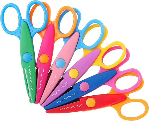 - Craft Scissors Decorative Edge, 6 Pack, Bright Zig Zag Scissors