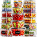 50 PCS Food Storage Containers with Lids BPA-Free (25 Containers & 25 Lids)