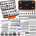 264/397pcs Fishing Accessories Kit, Organized Fishing Tackle Box with Tackle Included, Fishing Hooks, Fishing Weights Sinkers, Swivels, Beads, Fishing Gear Set Equipment for Bass Trout