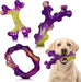 Tough Dog Toys for Aggressive Chewers 3 Pack, Indestructible Dog Toys for Large Dogs, Dog Chew Toys, Aggressive Chew Toys to Keep Them Busy, Dog Toy for 30-75lbs Medium/Large Breeds