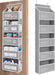 Over the Door Organizer for Bedroom, Pantry, Bathroom, 5 Shelf Grey