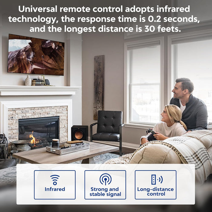 Universal-TV-Remote-Control for Samsung LG Vizio Roku TCL Hisense Sony TVs