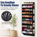 20-30 Pairs Over the Door Shoe Organizer with Side Mesh Pockets